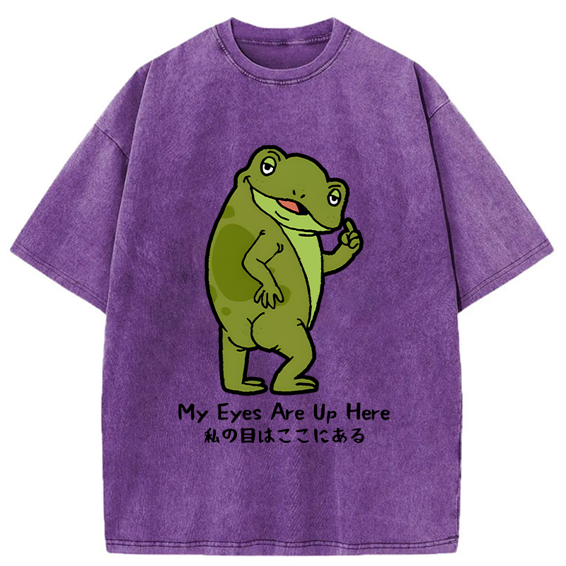 My Eyes Are Here Washed T-Shirt