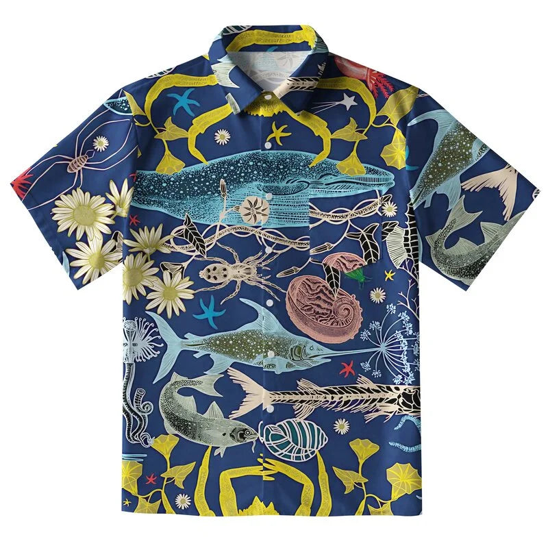 Marine Species Button-up Shirt
