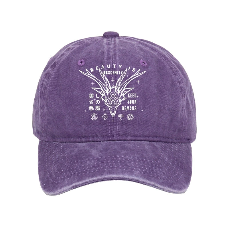 Beautiful Devil Japanese Washed Cap