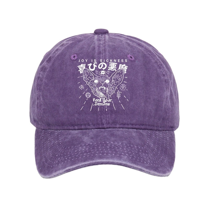 Joy Is Sickness Washed Cap