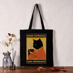 Increase Espresso Decrease Distress Tote Bag