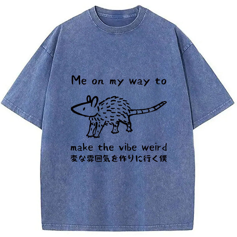 Making The Vibe Weird Washed T-Shirt