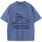 Cats Who Need Ibuprofen Washed T-Shirt
