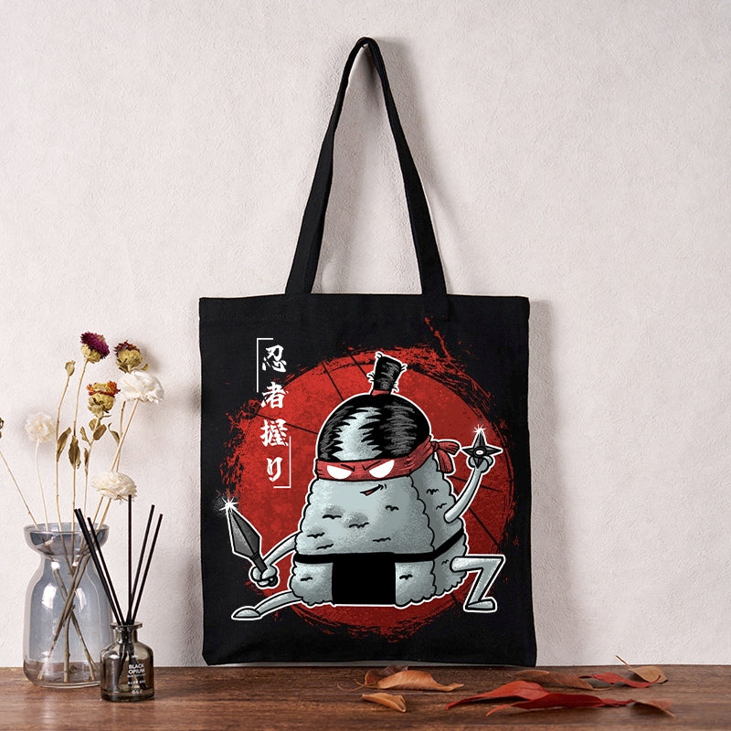 Rice Ball Ninja Tote Bag