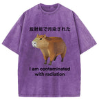 Capybara Contaminated By Radiation Washed T-Shirt