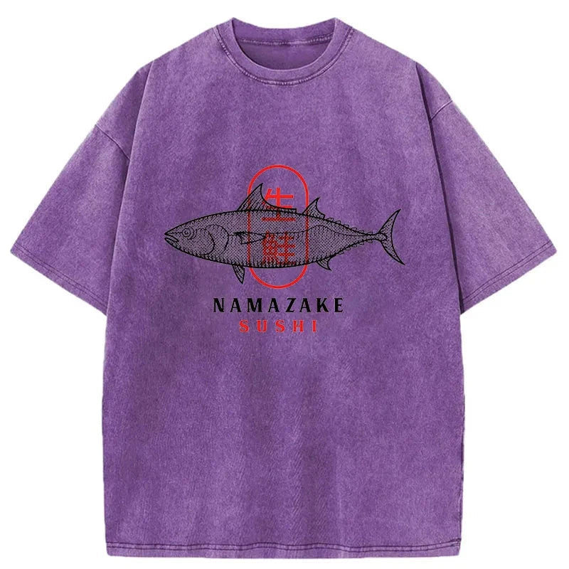 Fish Japanese Washed T-Shirt