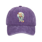 Samurai Shiba Dog Japanese Washed Cap