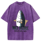 Fish With A Gun Washed T-Shirt