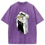 Unisex Have A Catgarette？ Washed T-Shirt