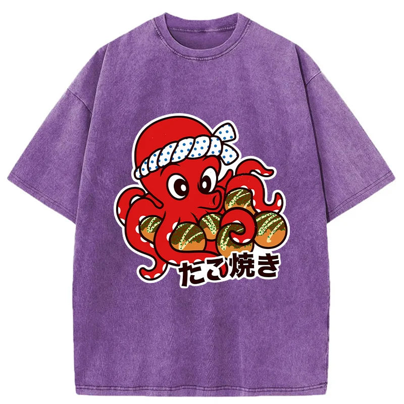 Homemade Takoyaki Washed T-Shirt