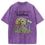 Unisex Poisoned Coffee Washed T-Shirt