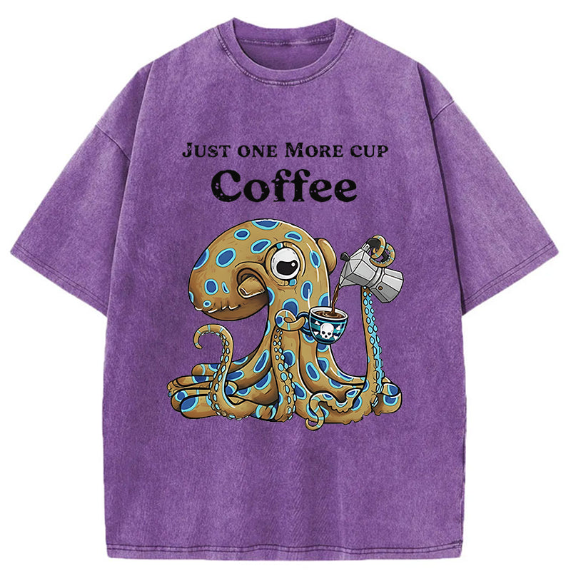 Unisex Poisoned Coffee Washed T-Shirt