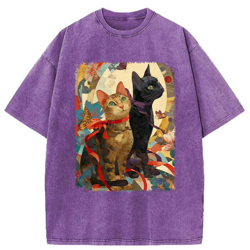 Unisex Ribbon Riot Washed T-Shirt
