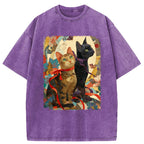 Unisex Ribbon Riot Washed T-Shirt