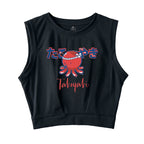 Japanese Traditional Takoyaki Sleeveless Crop Top
