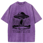 Unisex Please Take Me Away Washed T-Shirt