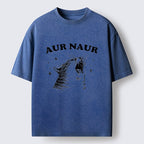 Unisex Aur Naur Cat Washed T-Shirt