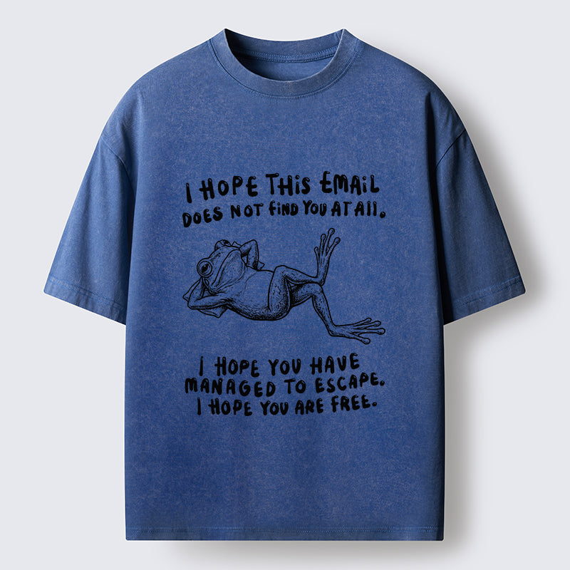 I Hope You Can Be Free Washed T-Shirt