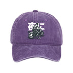 Motorcyclist Japanese Night Rider Washed Cap