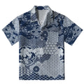 Elegant Floral Waves Aloha Hawaiian Shirt