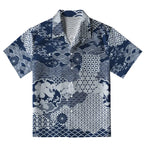 Elegant Floral Waves Aloha Hawaiian Shirt