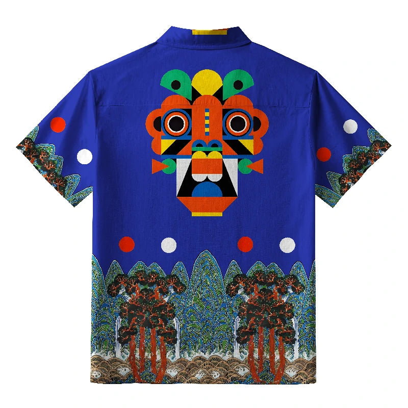 Abstract Art Mask Hawaiian Shirt