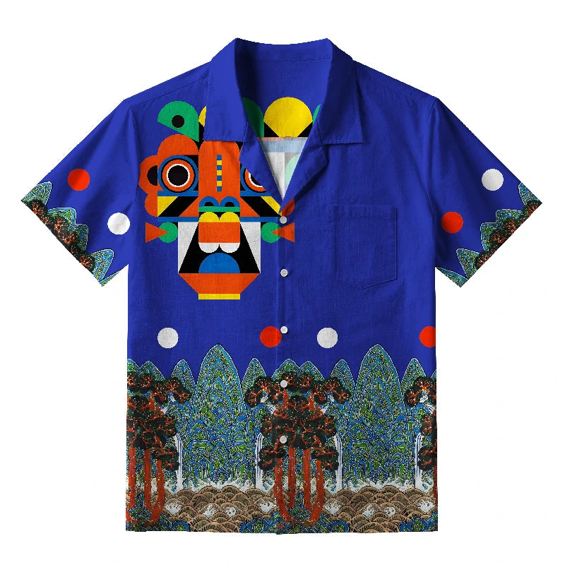 Abstract Art Mask Hawaiian Shirt