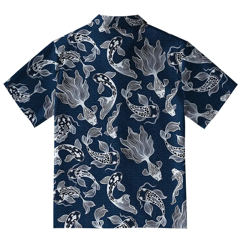 Japanese Koi Aloha Hawaiian Shirt