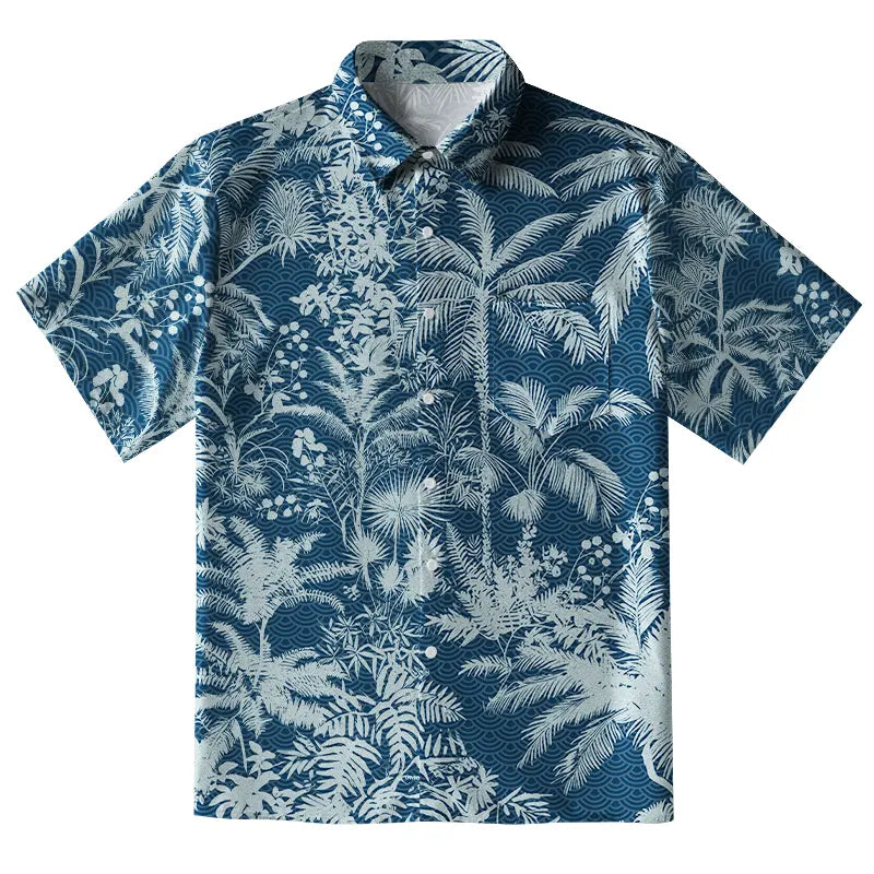 Tropical Plants And Trees Button-up Shirt