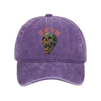 Terrifying And Disgusting Skull Washed Cap