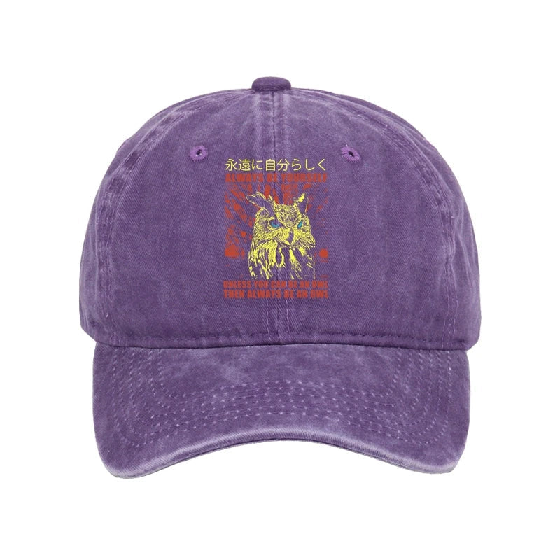 Always Be Yourself Japanese Washed Cap