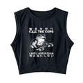 I Don't Care Sleeveless Crop Top