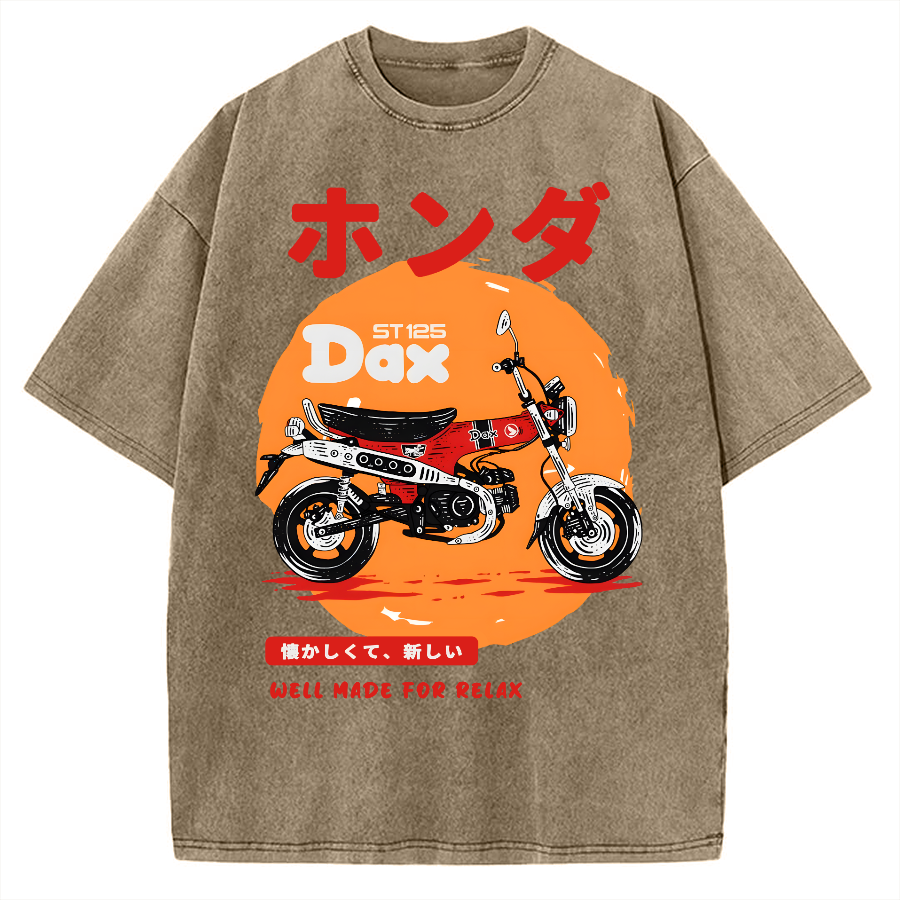 Dax-Japanese Design Vintage Washed T-shirt