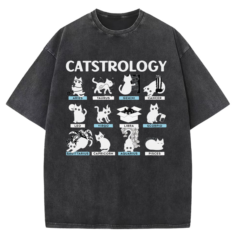 Catstrology Washed T-Shirt