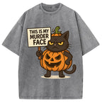 This Is My Murder Face Washed T-Shirt