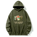 I Eat Cement Washed Hoodie