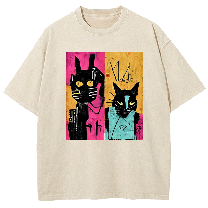 Purrcasso Washed T-Shirt