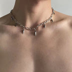 Tassel Rivet Hip-Hop Necklace