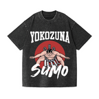 Yokozuna The Highest Honor in Sumo Vintage Wash Japanese Design T-Shirt
