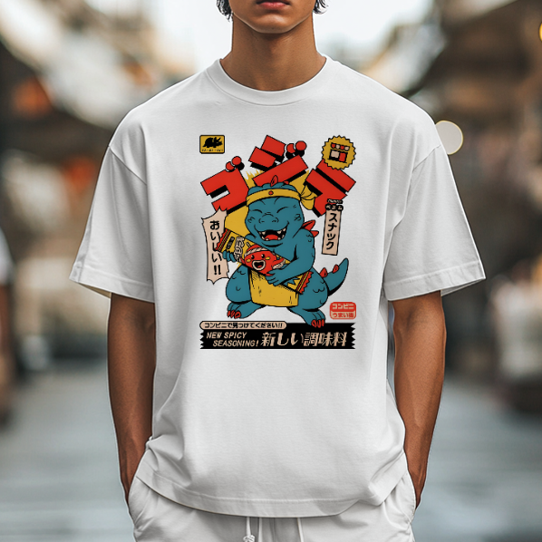 Spicy Dinosaur Japanese Style Classic Tee