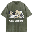 Cat Daddy Washed T-Shirt