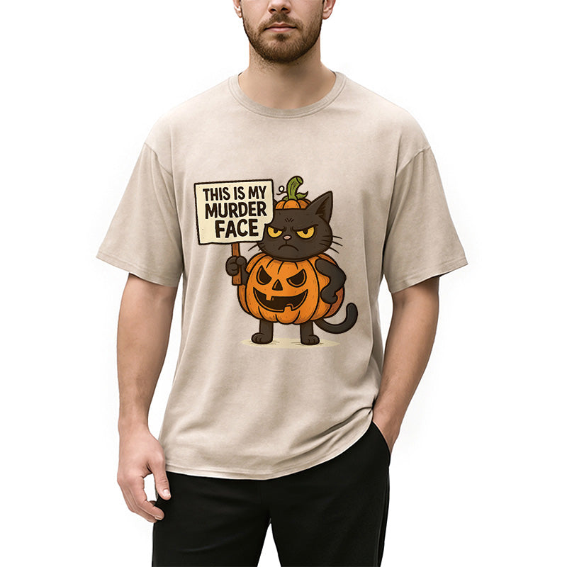 This Is My Murder Face Washed T-Shirt