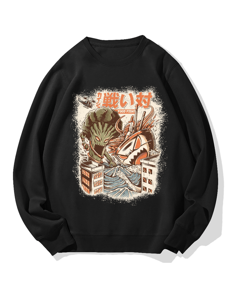 Jpanese Food FIght Cotton Sweatshirt