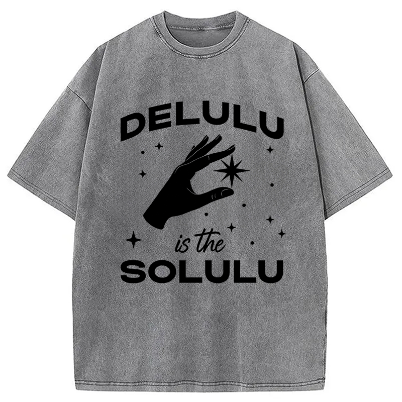 Funny Social Media Meme Washed T-Shirt