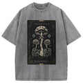 Mushroom Forest Vintage Tarot Washed T-Shirt