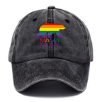 LGBT Pride Mama Bear Washed Cap