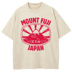 Mount Fuji Japan Washed T-Shirt