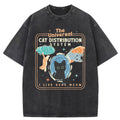 The Universal Cat Distribution System Washed T-Shirt