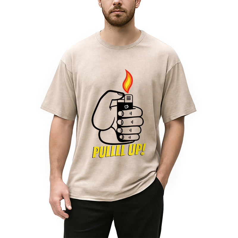 PULLLL UP! Washed T-Shirt