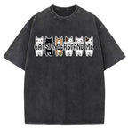 Cats Understand Me Washed T-Shirt